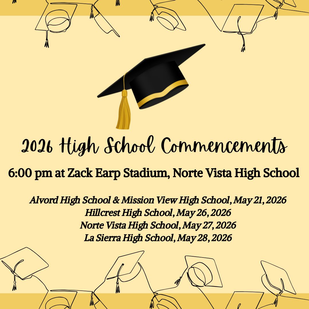 2026 Graduations REVISED